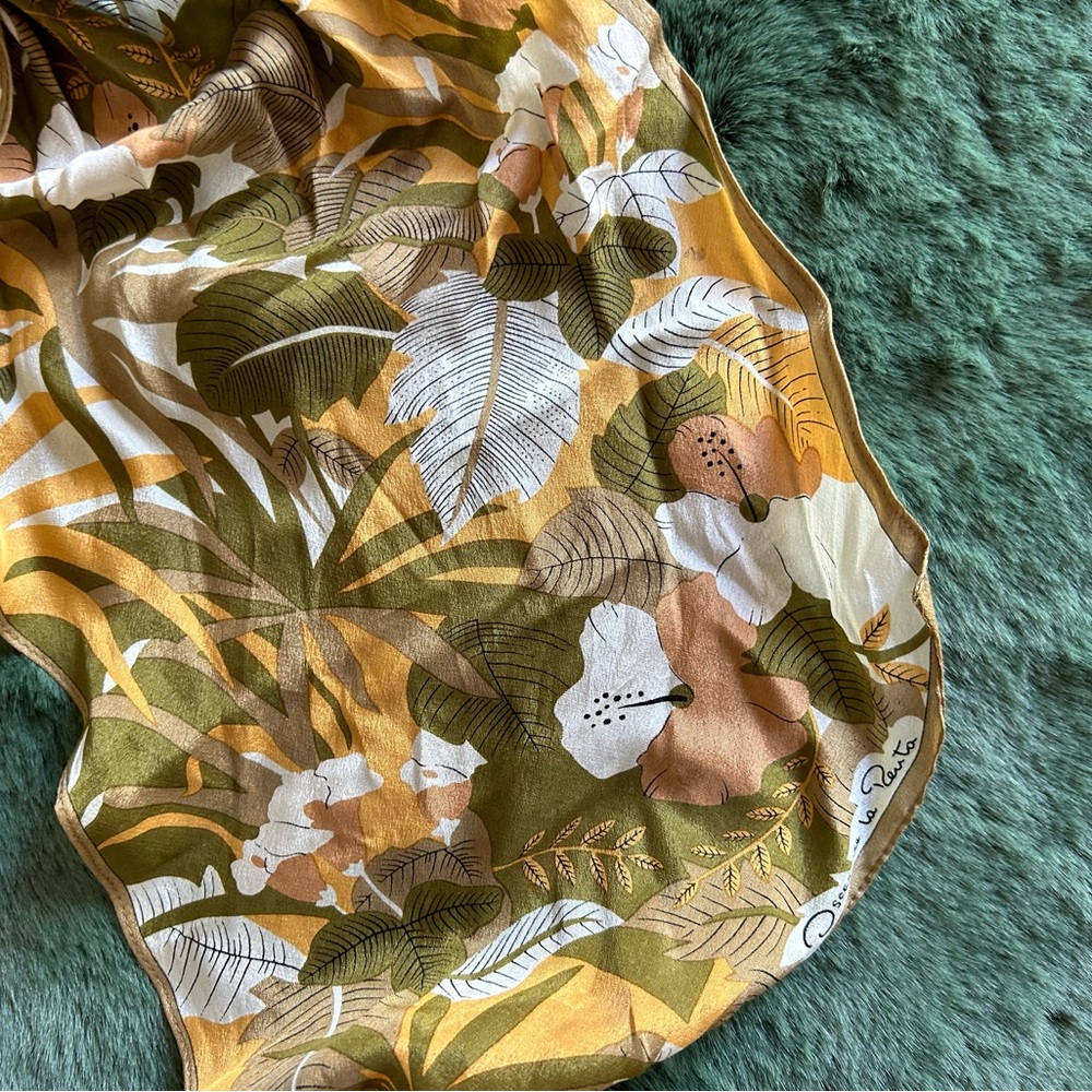 Floral Patterned Scarf - Picture 2 of 2